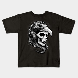 skull crow Kids T-Shirt